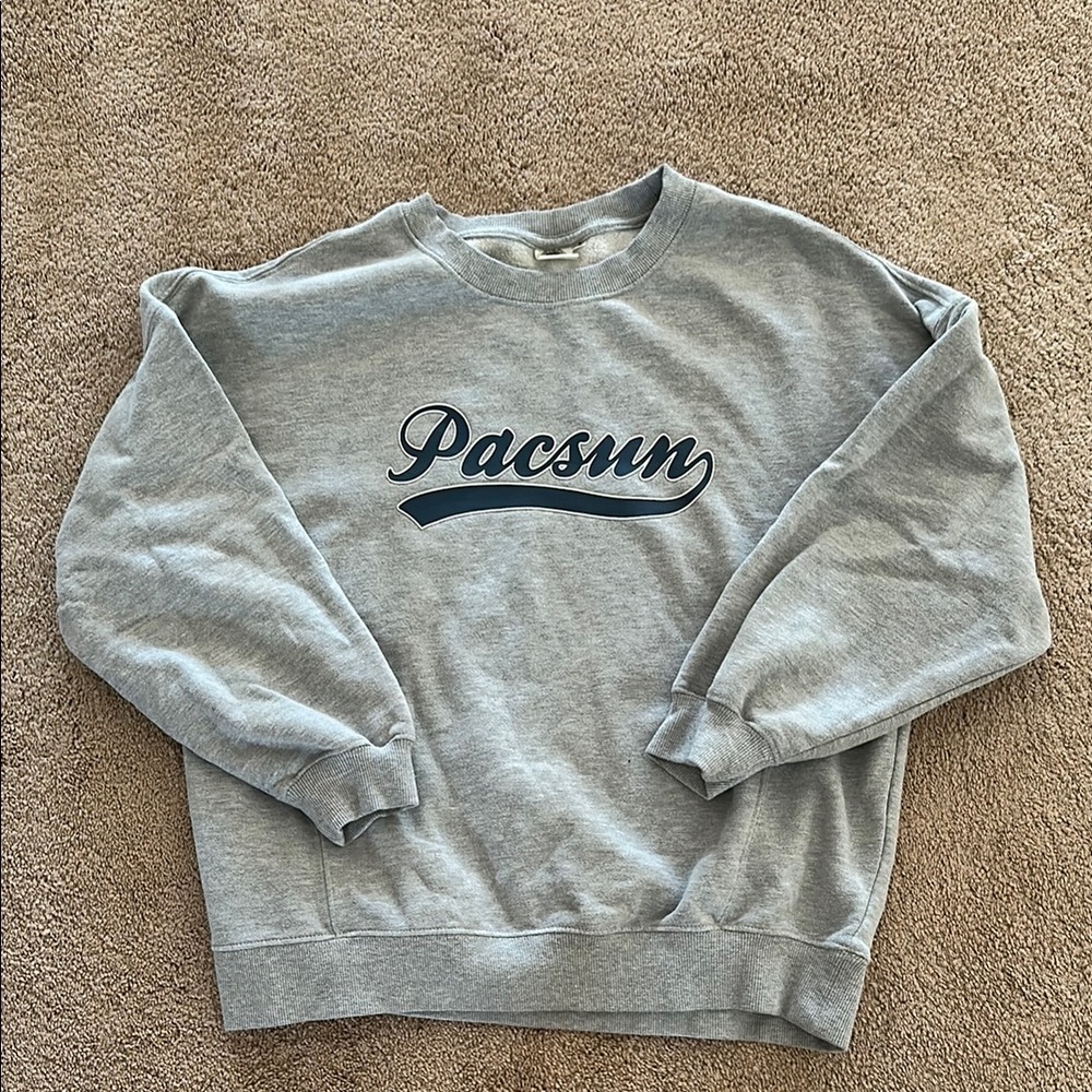 PacSun Gray Crewneck Sweatshirt